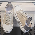 Men's Casual Textile Sneakers with Lace-Up Closure and Rubber Toe Cap