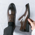 Men's Dress Oxfords with Synthetic Upper and Cap Toe