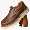 Men's Faux Loafers with Moc Toe and Lug Sole