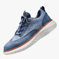 Men's Faux Upper Sneakers with Woven Panels and Chunky Sole