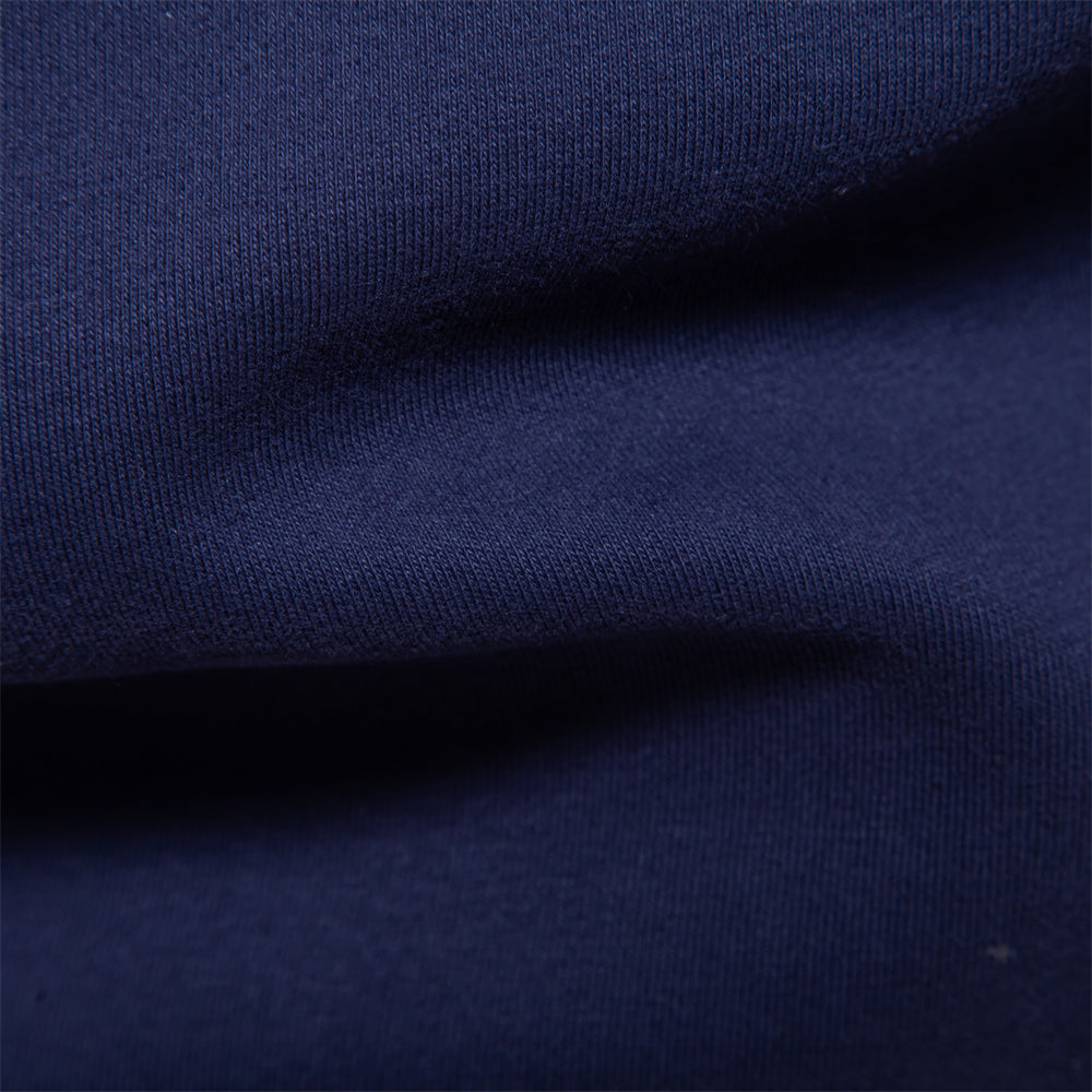 Men's Knit Polo Shirt with Two-Button Placket and Rib Cuffs