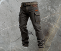 Men's Woven Cargo Pants with Flap Pockets and Belt Loops