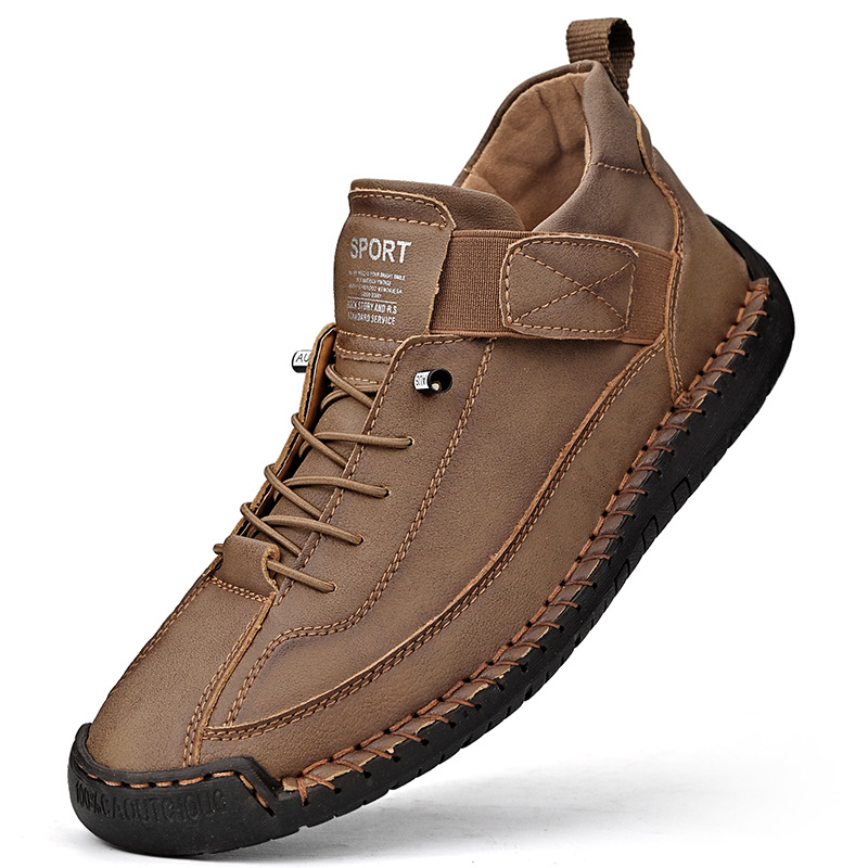 Women's Casual Synthetic Suede Sneakers with Lace-Up and Hook-and-Loop Strap