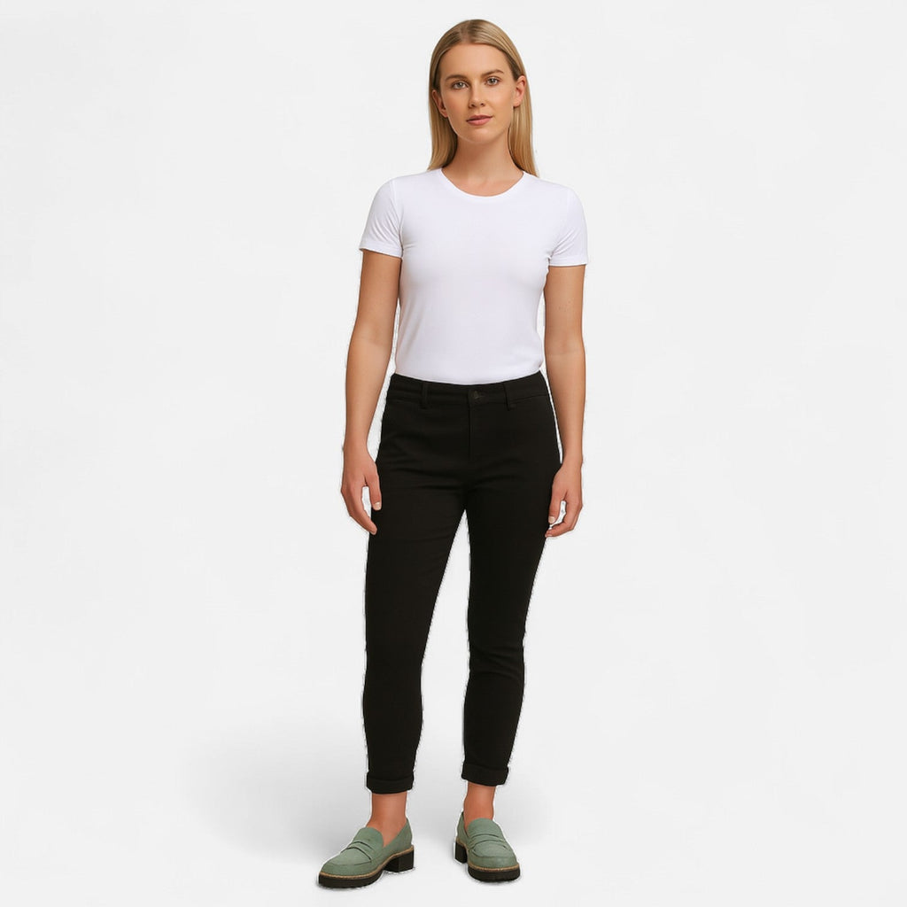 Women's Faux Suede Loafers with Moc Toe and Lug Sole