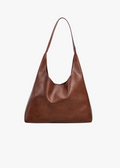 Women's Hobo Shoulder Bag with Zip Top and Lined Interior