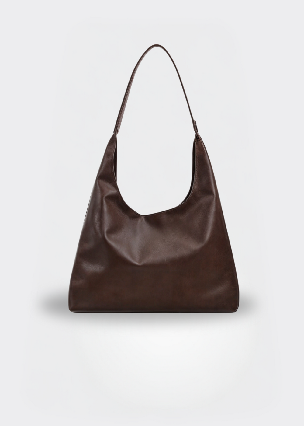Women's Hobo Shoulder Bag with Zip Top and Lined Interior