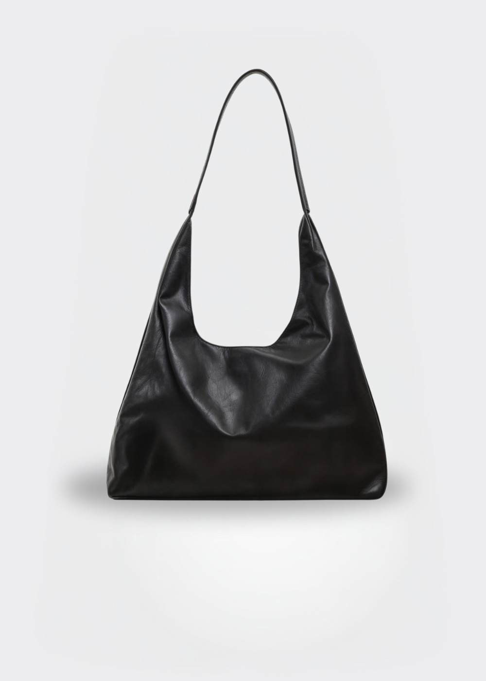 Women's Hobo Shoulder Bag with Zip Top and Lined Interior