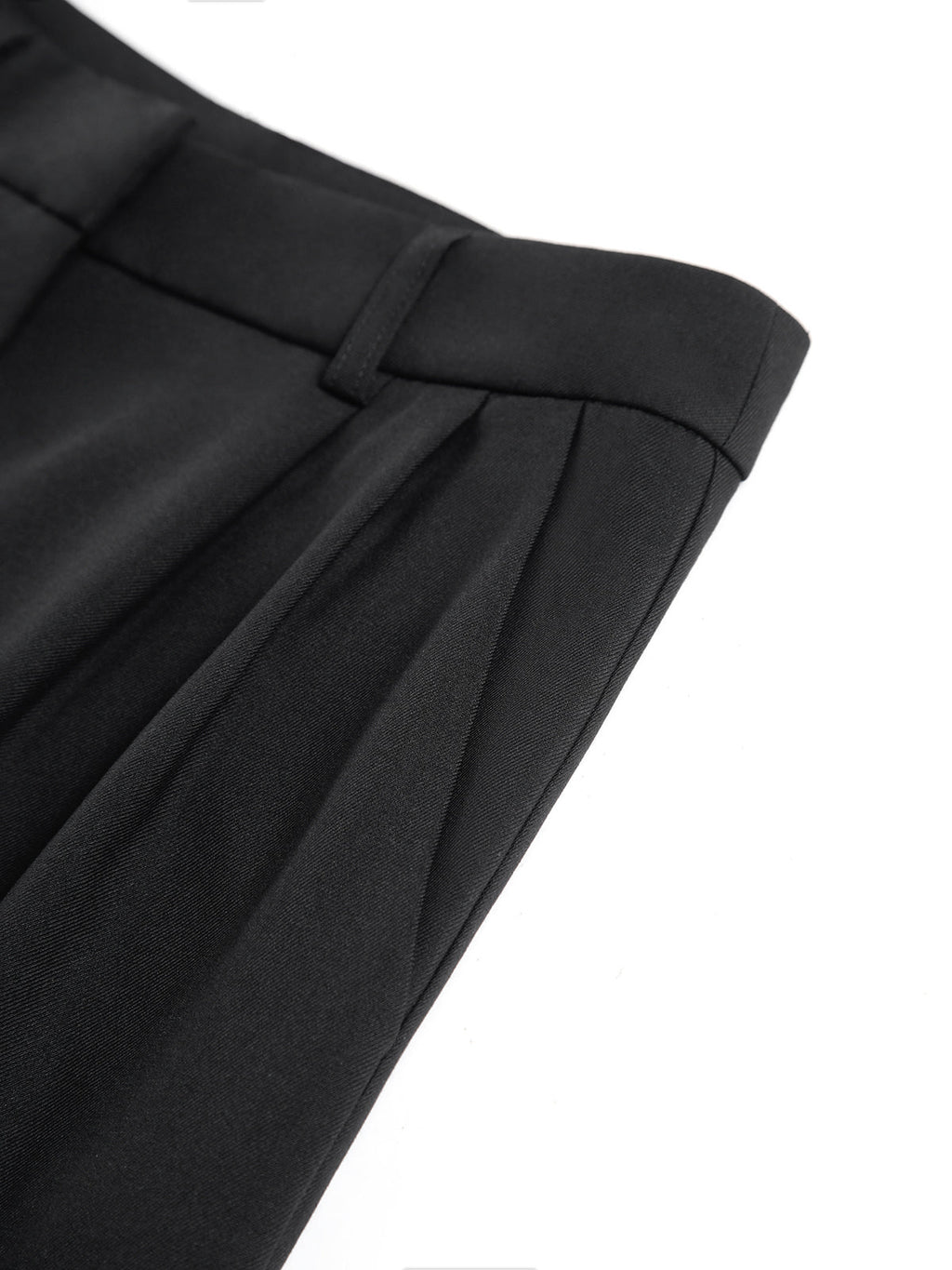 Women's Woven Wide-Leg Pants with Pleated Front and Pockets